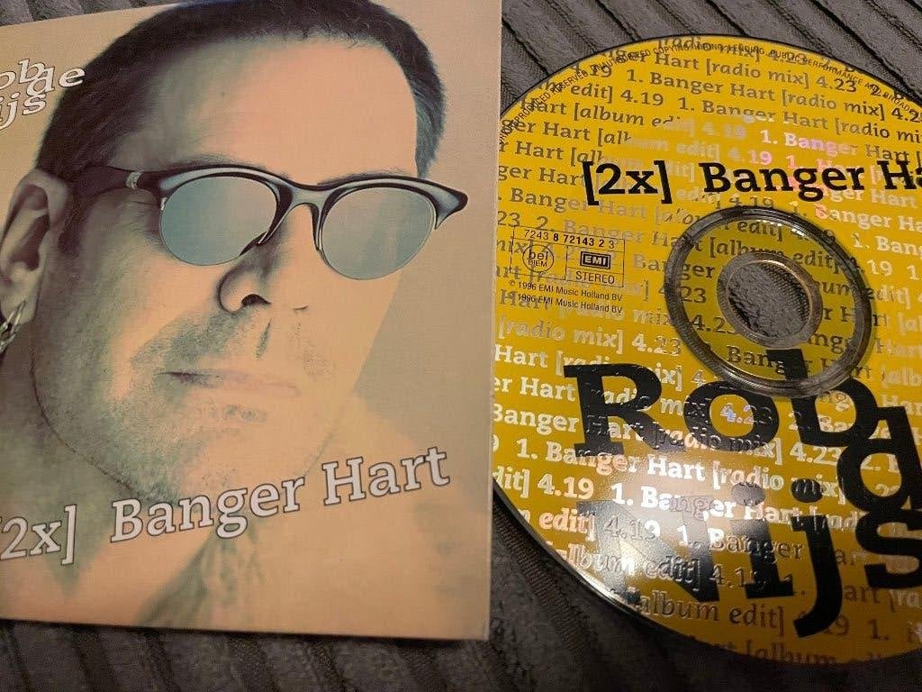 Rob de Nijs cd single banger hart, Cd's en Dvd's, 1 single, Ophalen of Verzenden, Zo goed als nieuw, Nederlandstalig