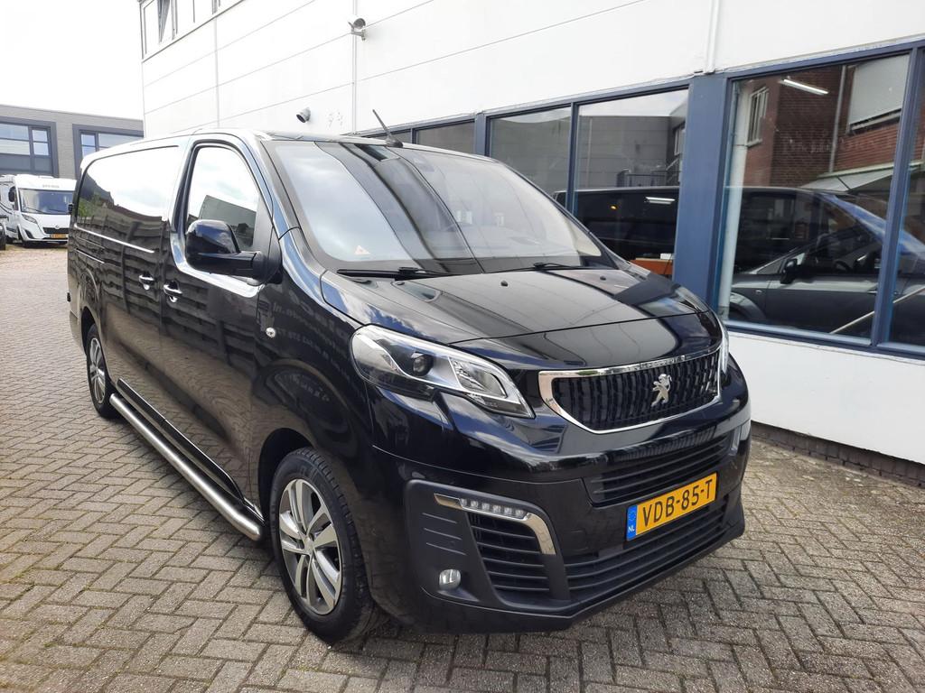 Peugeot Expert 2.0 BlueHDI 180 Lang xenon headup automaat, Auto's, Gebruikt, Euro 6, 4 cilinders, Zwart