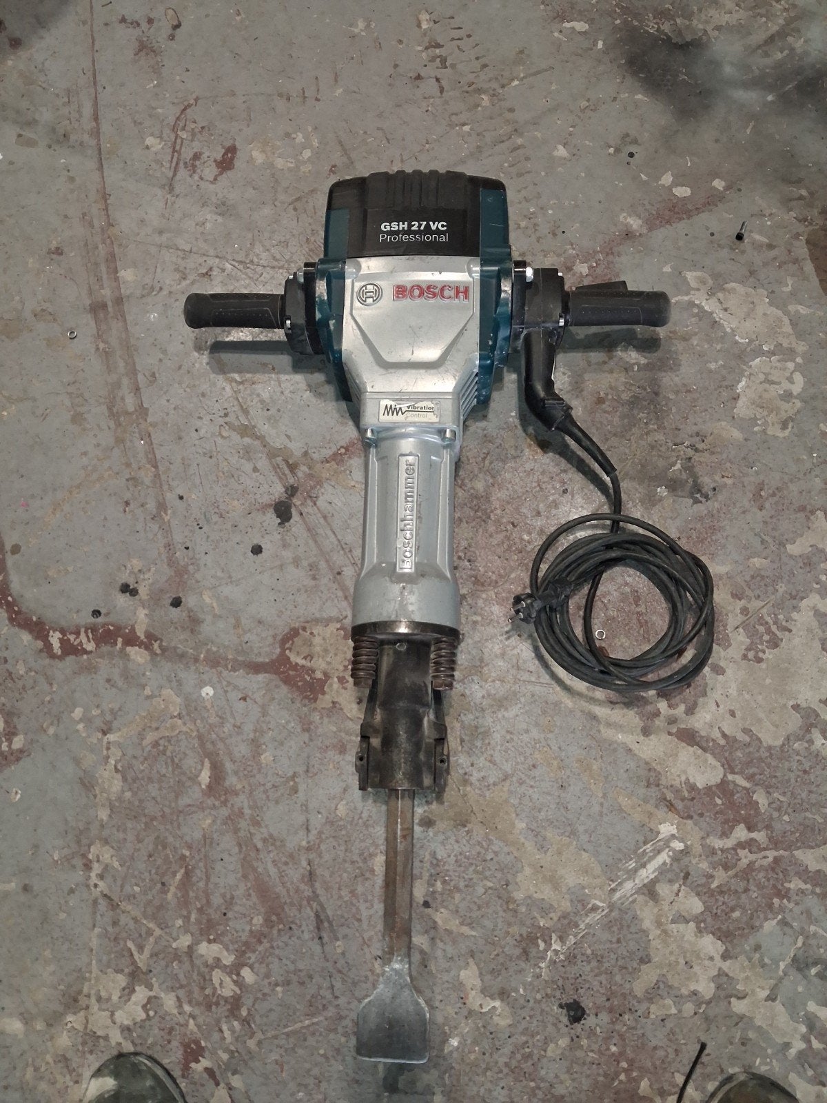 Bosch GSH 27 VC Professional Breekhamer, Ophalen of Verzenden, Gebruikt, 600 watt of meer, Boor- en/of Breekhamer