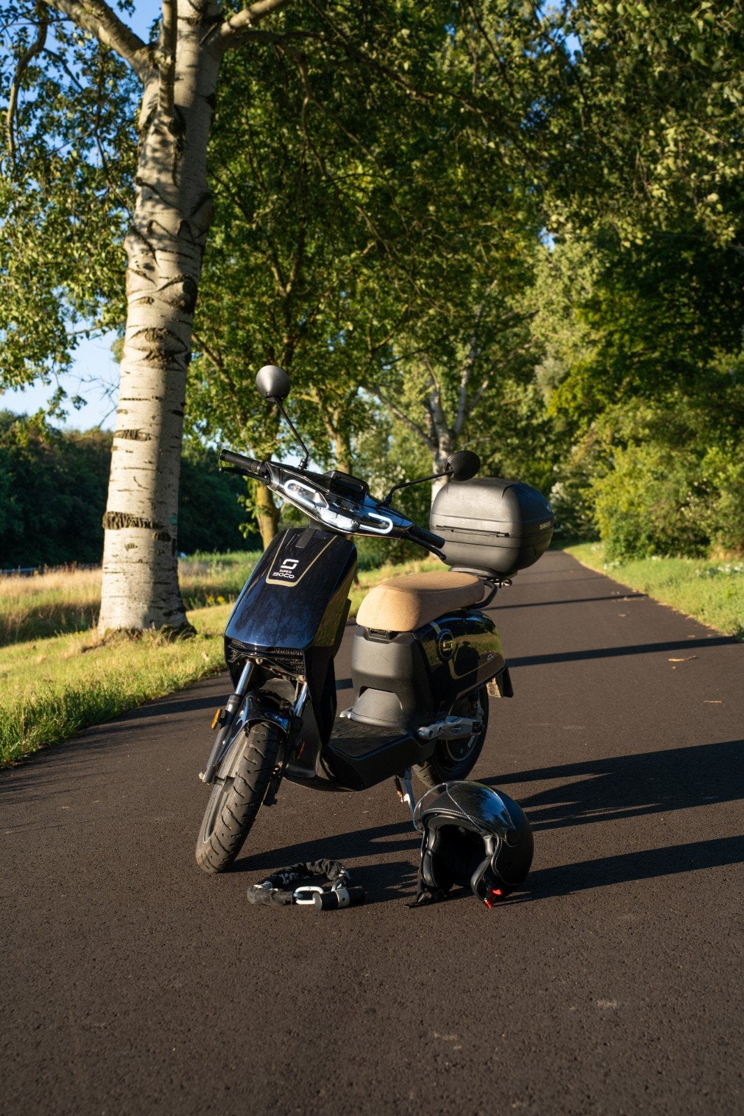 Super Soco CUX - Elektrische 45 km Scooter met lage km-stand, Elektrisch, Zo goed als nieuw, Ophalen, Overige merken
