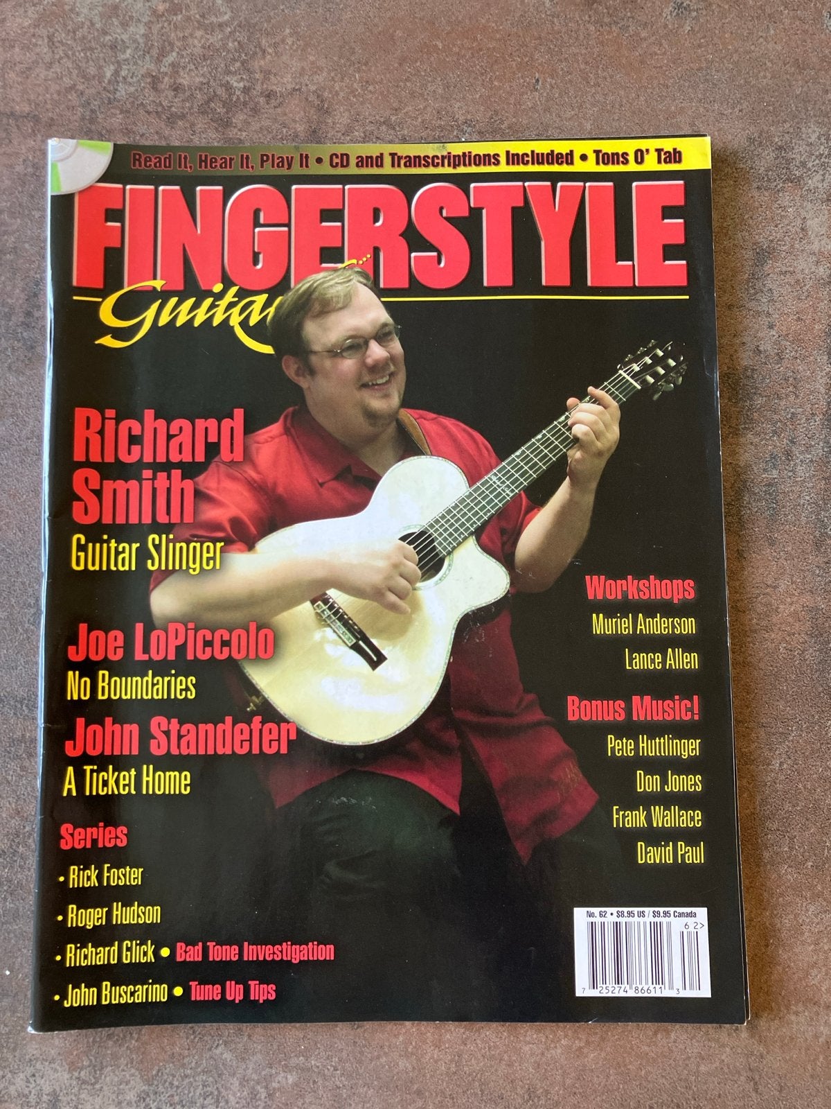 Fingerstyle Guitar Magazine - Richard Smith (No. 62), Ophalen of Verzenden, Gebruikt, Overige typen