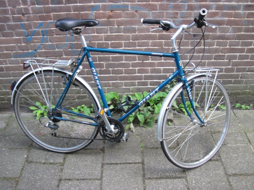 Nette retro stadsfiets / toerfiets 60 cm, Fietsen en Brommers, Fietsen | Heren | Herenfietsen, Gebruikt, Velgrem, Versnellingen
