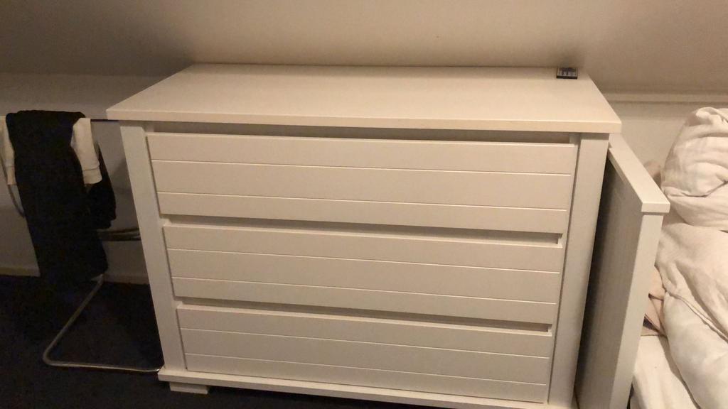 Complete Witte Babykamer., Kinderen en Baby's, Kinderkamer | Complete kinderkamers, Ophalen of Verzenden, Gebruikt, Jongetje of Meisje