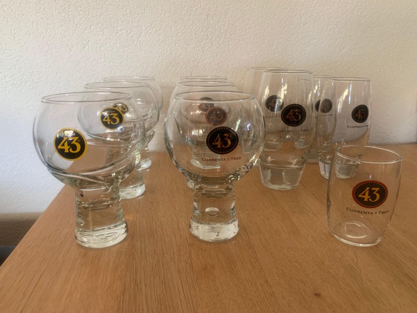 11 Licor 43 glazen, Verzamelen, Ophalen, Zo goed als nieuw, Overige typen