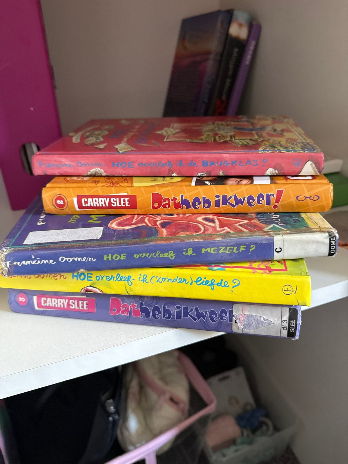 Francine Oomen & Carry Slee boekenpakket (5 boeken), Ophalen of Verzenden, Gelezen, Nederland