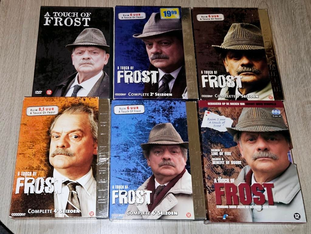 A Touch of Frost - Seizoenen 1, 2, 3, 4, 6 en deel 7, Vanaf 12 jaar, Ophalen of Verzenden, Zo goed als nieuw