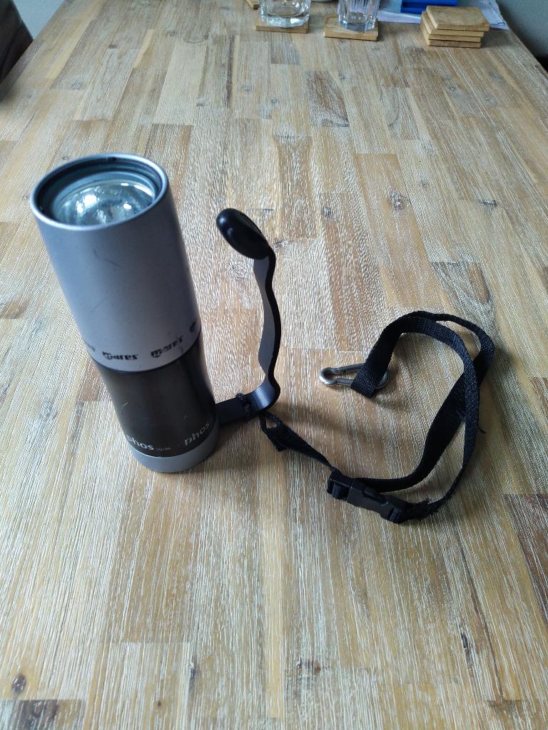 Mares Phos duiklamp, Watersport en Boten, Ophalen of Verzenden, Gebruikt, Duiklamp