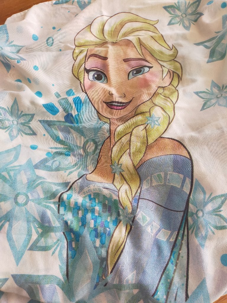 Frozen dekbedovertrek 1 pers., Meisje, Dekbedovertrek, Ophalen of Verzenden, Zo goed als nieuw
