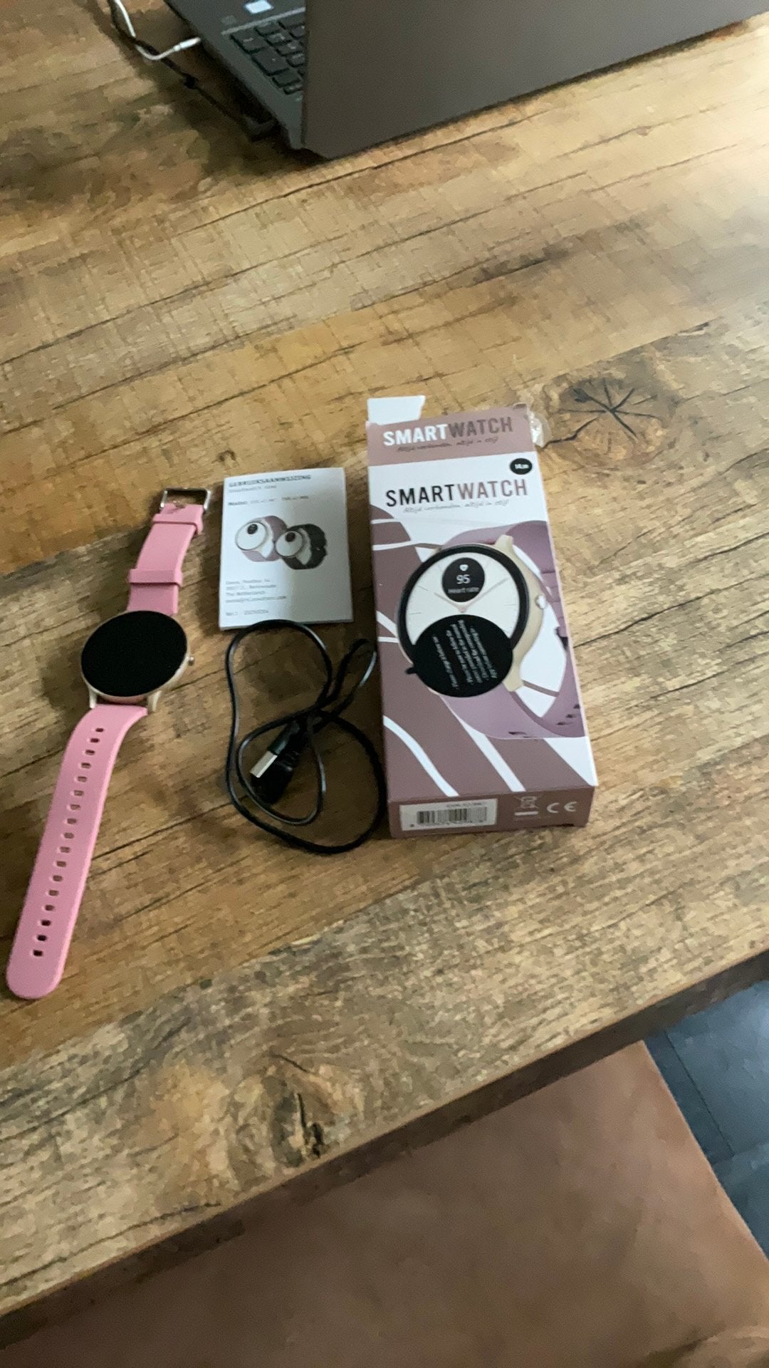 Smart watch  nieuw, Ophalen of Verzenden, Nieuw, Roze, Android