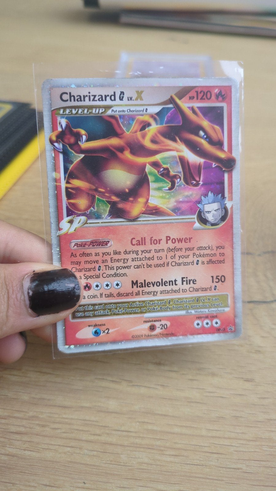Charizard G LV.X Pokémon kaart - Zeer zeldzaam, Ophalen of Verzenden, Gebruikt, Losse kaart