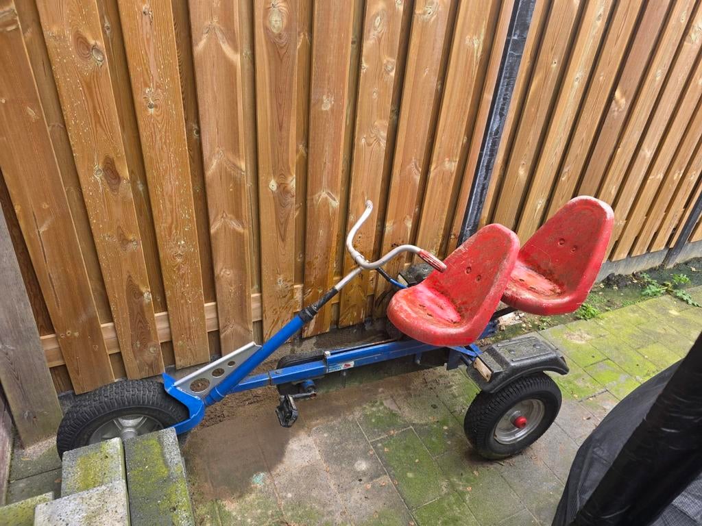 Skelter 3-wieler met dubbele zit, Kinderen en Baby's, Speelgoed | Buiten | Skelters, Ophalen, Gebruikt, Overige merken