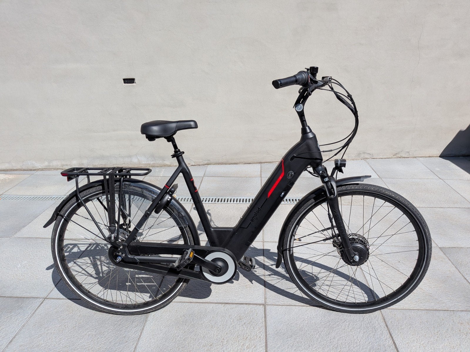 Amstad Newton-FLV elektrische fiets, 51 tot 55 cm, Ophalen of Verzenden, Zo goed als nieuw, 50 km per accu of meer