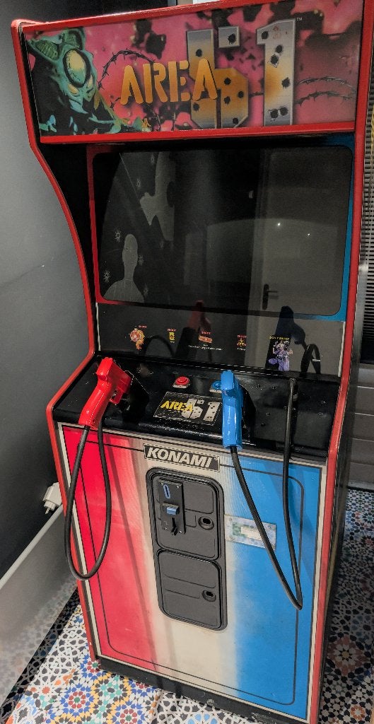 Lethal Enforcers Arcadekast (met Area 51 + Maximum Force), Verzamelen, Automaten | Overige, Gebruikt, Ophalen