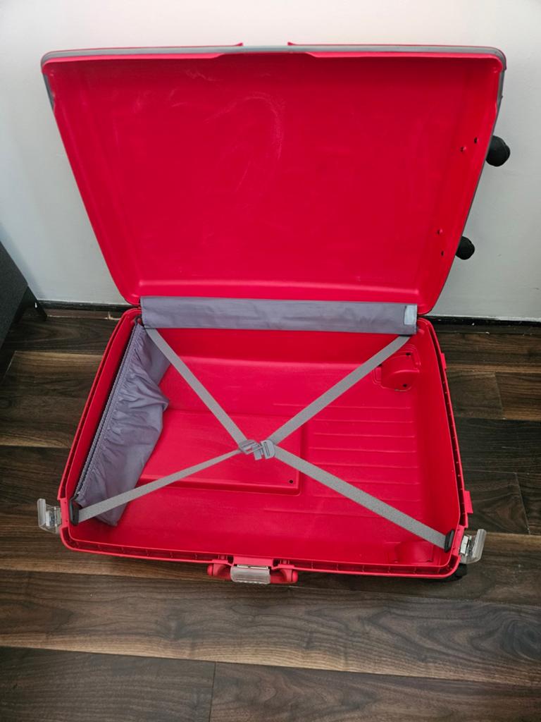 4 WIELEN AMERICAN TOURISTER HARD CASE TROLLEY KOFFER 26X57, Gebruikt, Hard kunststof, 70 cm of meer, 55 cm of meer