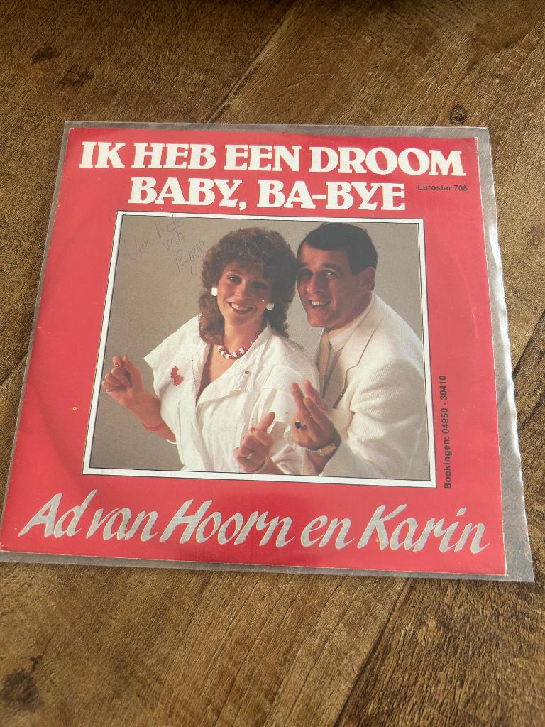 Ad van Hoorn en Karin-Ik heb een droom, Ophalen of Verzenden, Zo goed als nieuw, Nederlandstalig