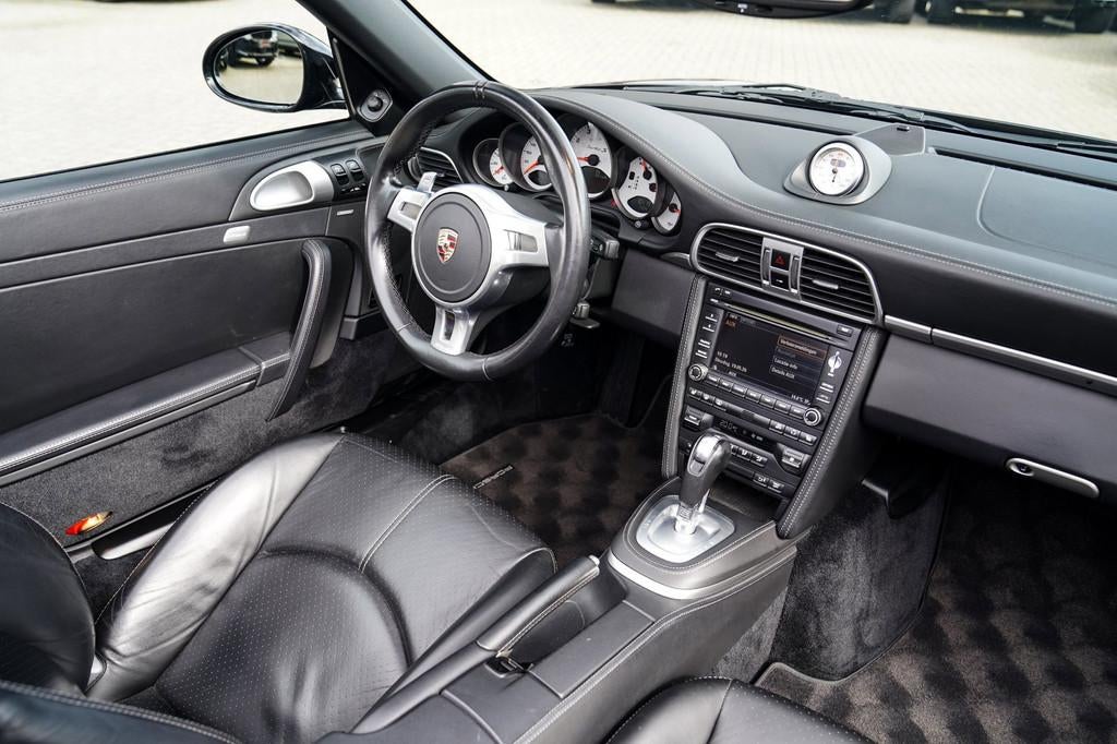 Porsche 911 Cabrio 3.8 Turbo S 997-2 | Keramisch | Carbon |, Automaat, Euro 5, Gebruikt, Zwart