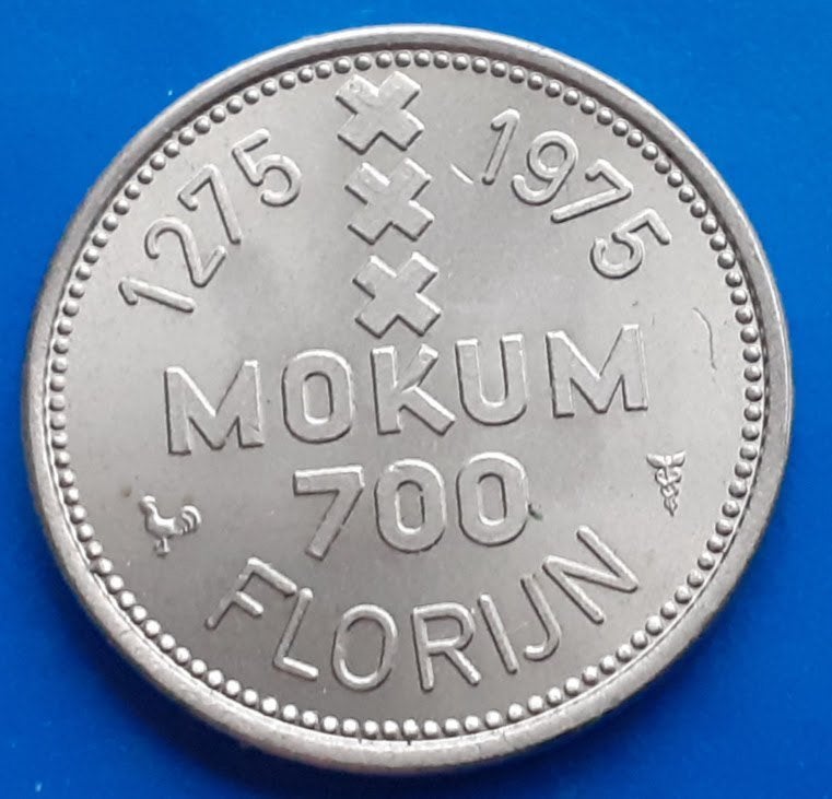 1 Mokum FLORIJN - Amsterdam 700 Unc, Ophalen of Verzenden, Overige materialen, Nederland