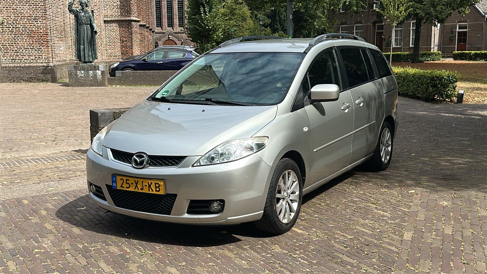 Mazda 5 2.0 2007 Beige, zeer mooi., Auto's, Mazda, Voorwielaandrijving, 145 pk, 4 cilinders, 7 stoelen