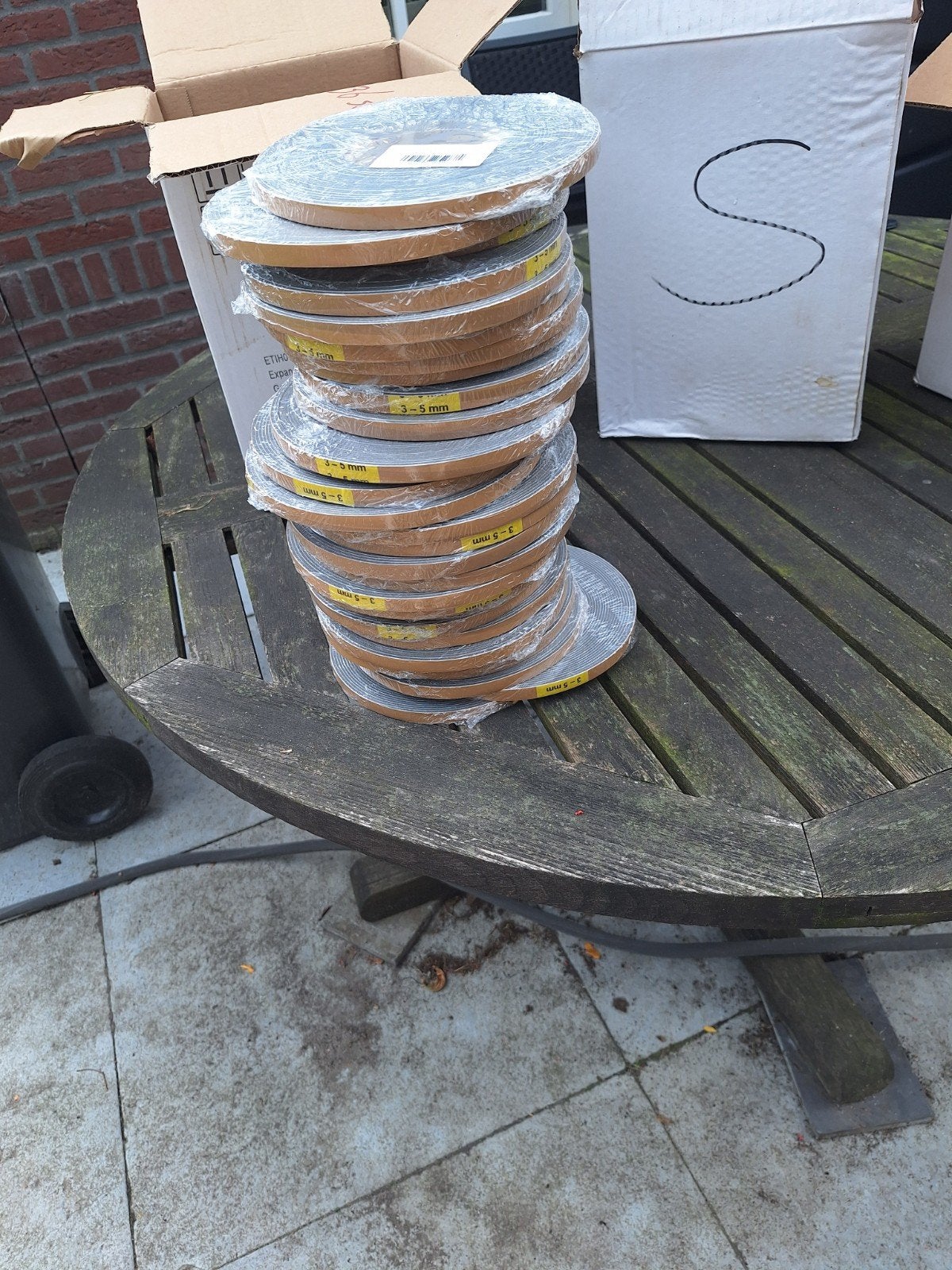 Zwelband /compriband 3-5 mm - 100 stuks nieuw in plastic, Ophalen of Verzenden, Nieuw