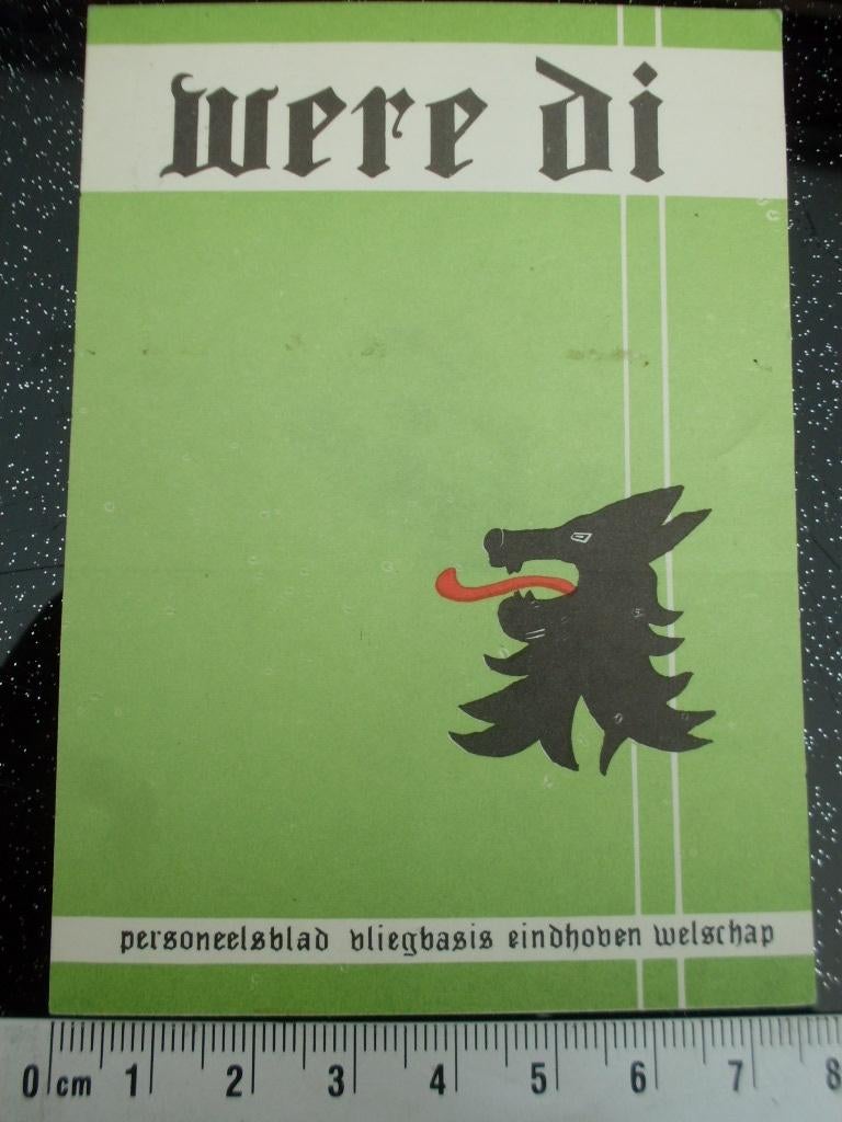 sticker were di personeelsblad vliegbasis eindhoven welschap, Verzenden, Zo goed als nieuw, Bedrijf of Vereniging