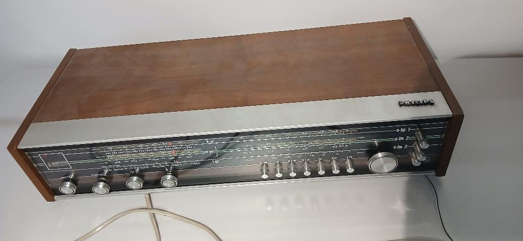 Vintage Philips 22RH781 Ontvanger Receiver Tuner Radio 1968, Overige merken, ., Ophalen of Verzenden, Philips