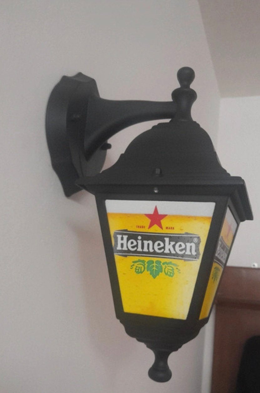 Heineken lamp, Minder dan 50 watt, Wandlamp, Ophalen of Verzenden, Led