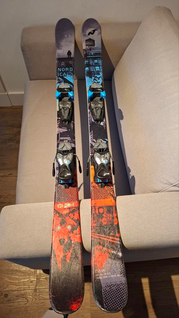 Nordica ski's 138 cm - freestyle ski's, Sport en Fitness, Ophalen, Gebruikt, Ski's, Nordica