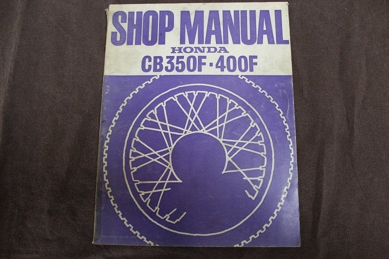 Honda CB350F CB400F 1974 motorcycle shop manual CB400 Four, Ophalen of Verzenden, Honda