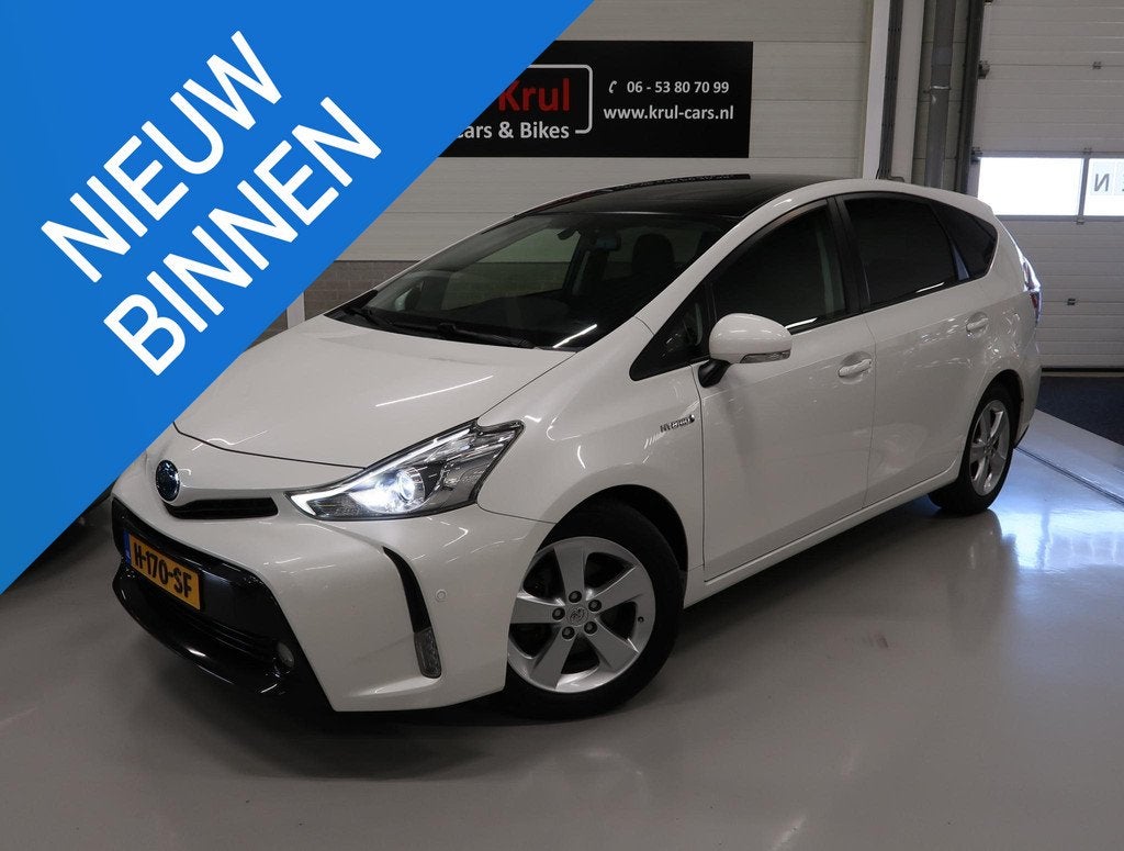 Toyota Prius + 1.8 Dynamic 7 Zitplaatsen Panoramadak Camera, 136 pk, Gebruikt, 4 cilinders, Stoelverwarming