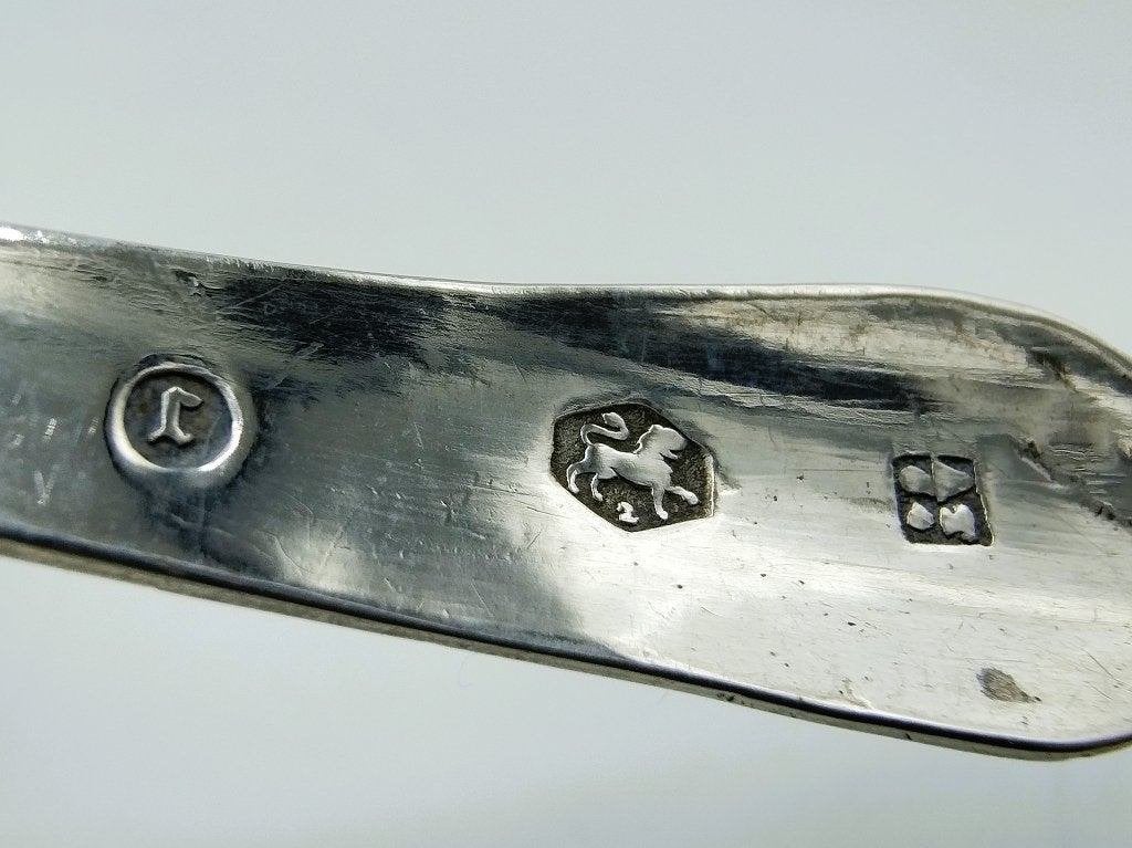 Zilveren sauslepel, A. Teunissen, Schoonhoven, 1862, Antiek en Kunst, Verzenden, Zilver