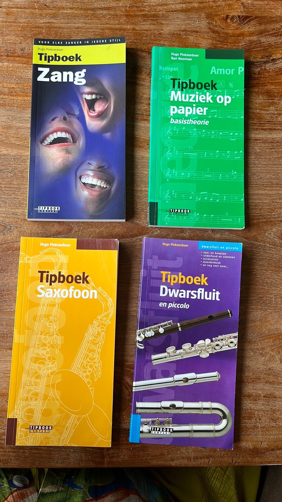 Tipboeken: Zang, Dwarsfluit, Saxofoon, Basistheorie, Ophalen of Verzenden, Zo goed als nieuw, Instrument