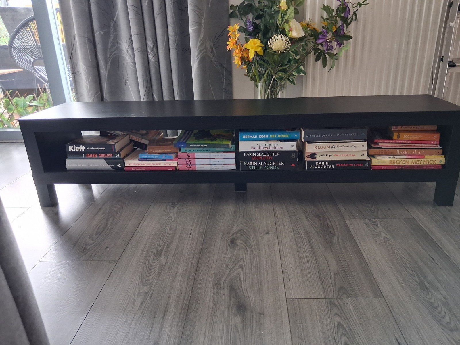 Tv meubel, Ophalen, 150 tot 200 cm, Zo goed als nieuw, Minder dan 100 cm