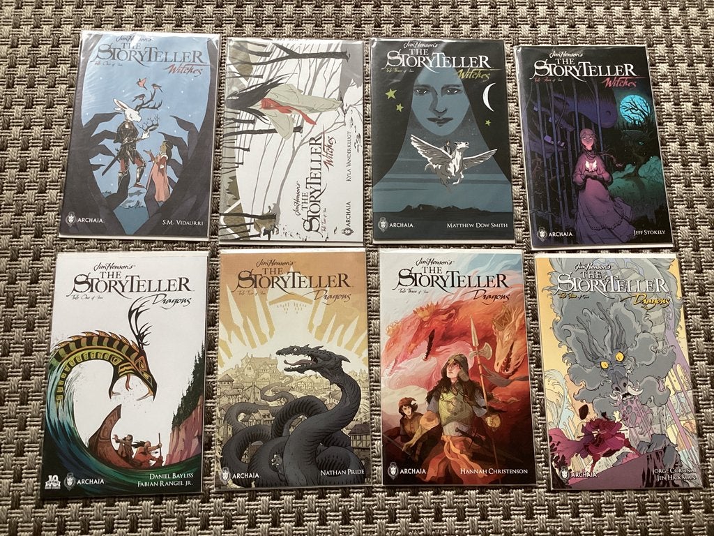 Storyteller Witches 1 t/m 4 + Dragons 1 t/m 4, Complete serie of reeks, Ophalen of Verzenden, Zo goed als nieuw, Amerika