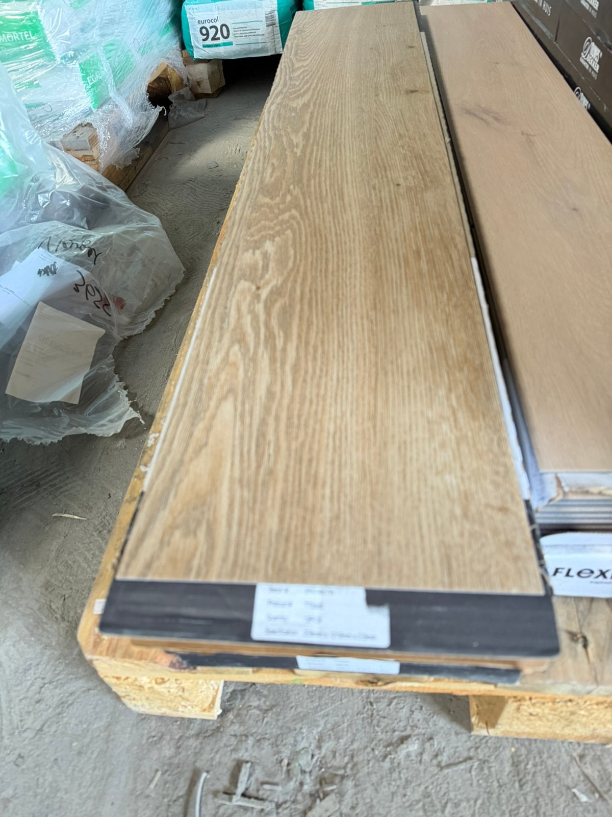 13.35 MTR/2 THERDEX PLAK PVC KL-T 70040 RESTANT, Ophalen, Beige, Overige typen, Nieuw