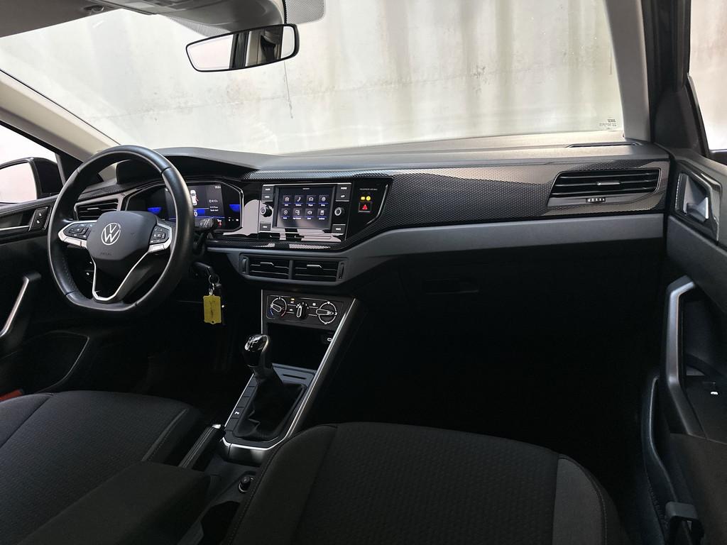 Volkswagen Polo 1.0 TSI Life Parkeersensoren App-Connect DAB, Auto's, Voorwielaandrijving, Stof, Gebruikt, Met garantie (alle)