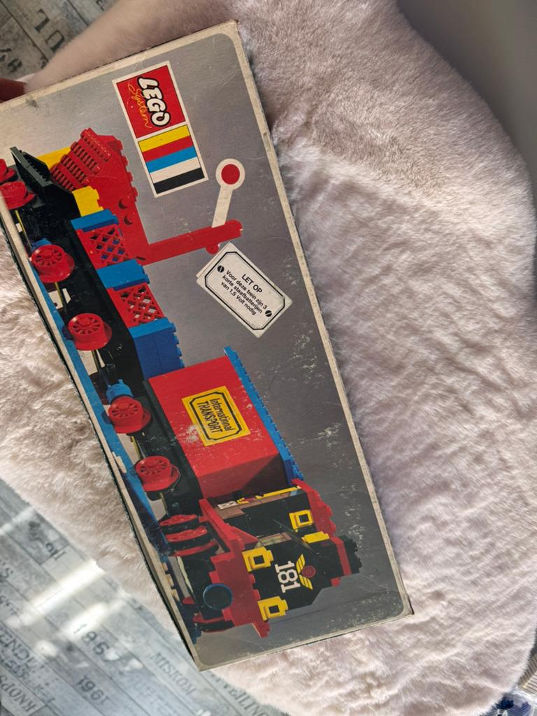 Vintage Lego trein 181, Ophalen of Verzenden, Gebruikt