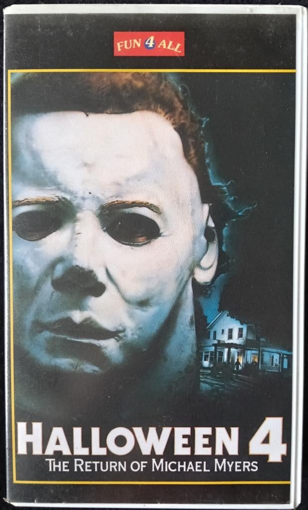 Halloween 4 vhs, Vanaf 16 jaar, Ophalen of Verzenden, Zo goed als nieuw, Horror