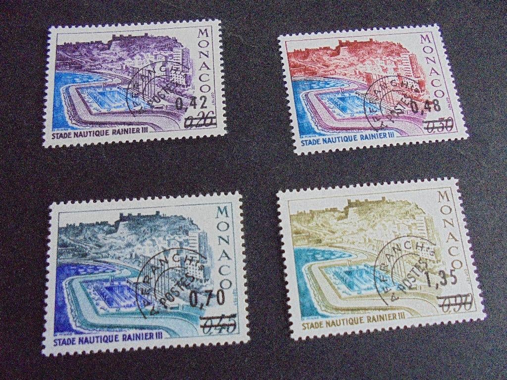Monaco Yvert Affr.34/37 postfris, Postzegels en Munten, Verzenden, Monaco, Postfris