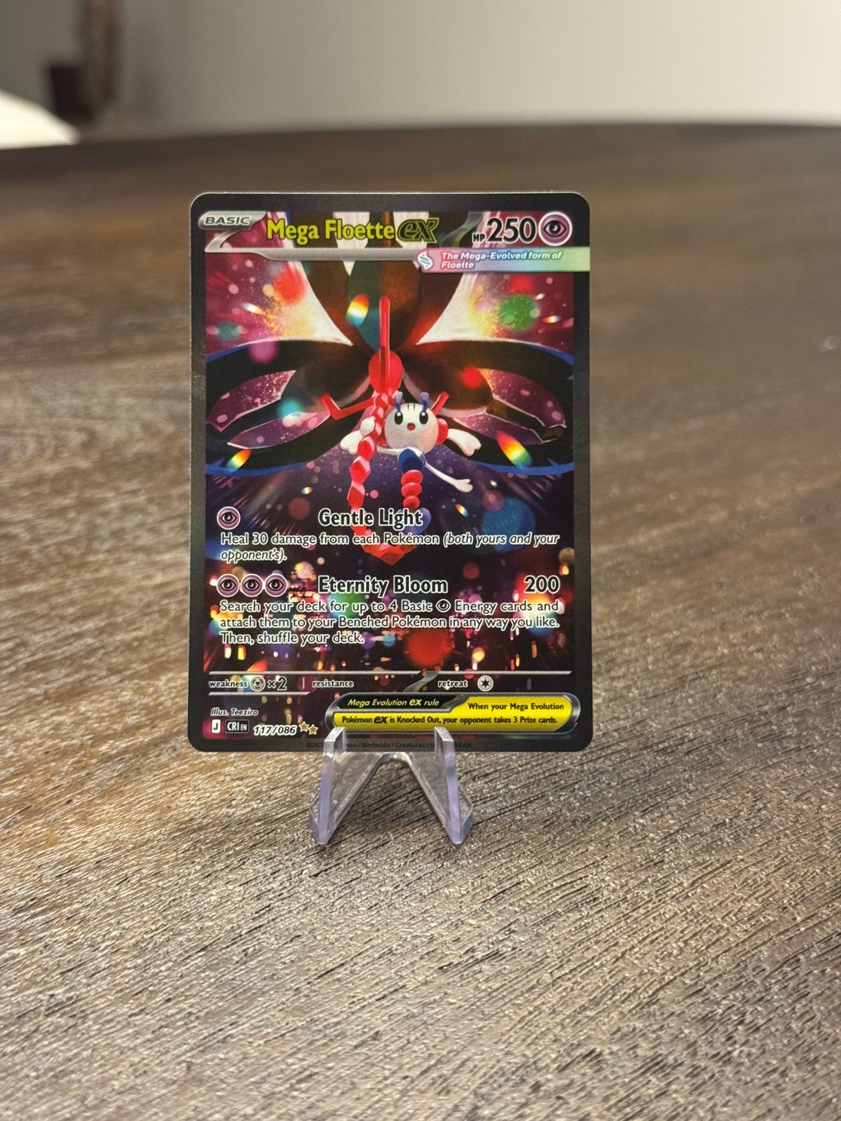 Mega Floette Chaos Rising 117, Ophalen of Verzenden, Nieuw, Losse kaart