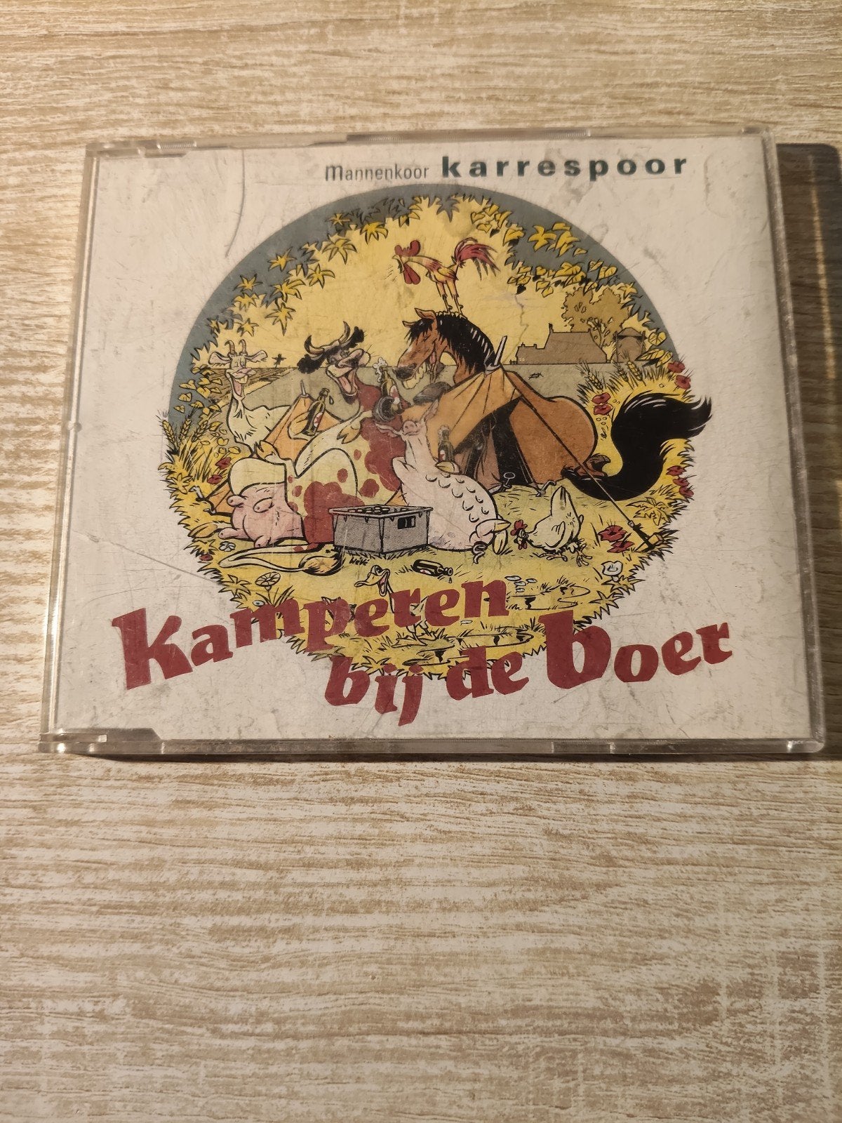 Mannenkoor karrespoor - kamperen bij de boer, Ophalen of Verzenden, Nederlandstalig
