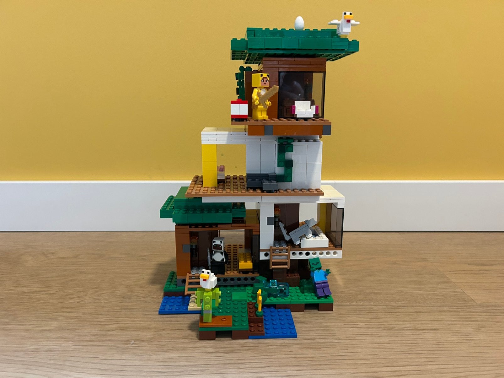 LEGO Minecraft 21174 - De Moderne Boomhut (compleet), Ophalen, Gebruikt, Minecraft, Lego