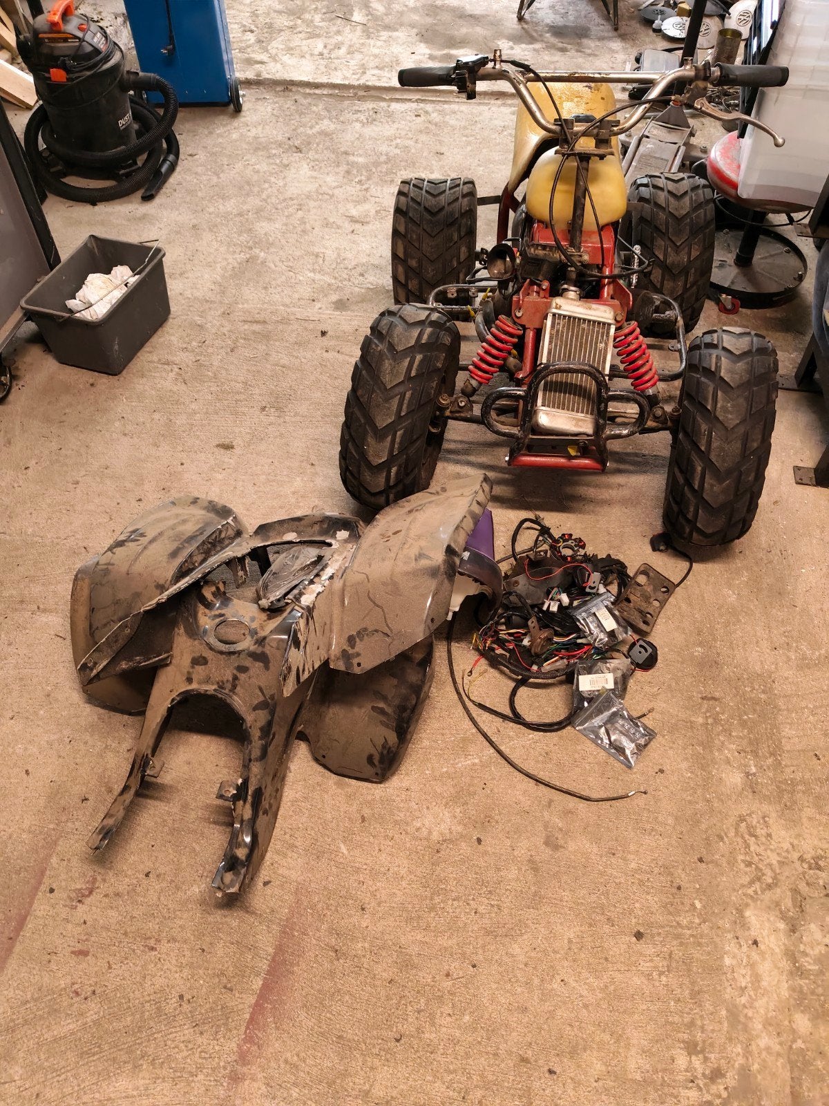 Opknap Brommer Quad met Kenteken, Ophalen, Gebruikt
