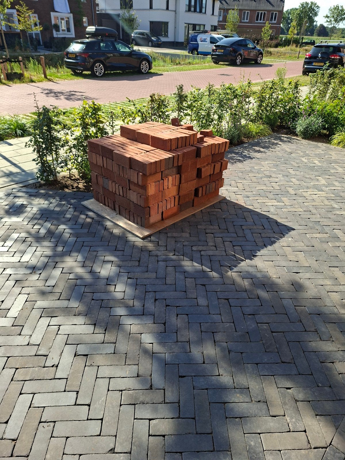 500 stuks Gevelsteen Mix Fume/Quarzite, Ophalen of Verzenden, Nieuw, Bakstenen