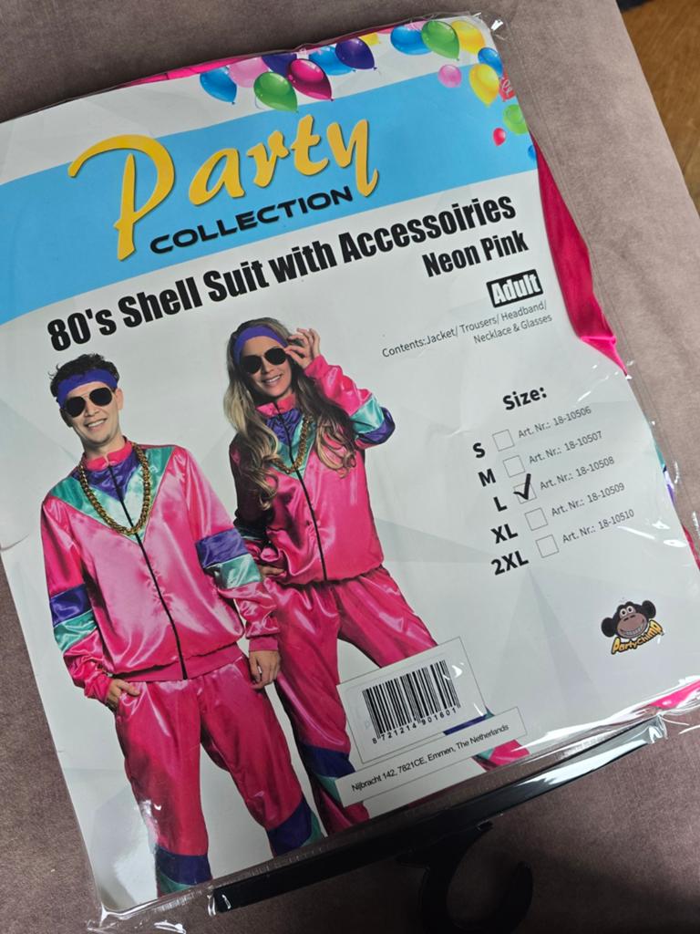 Nieuw inc accesoires! Foute party outfit unisex maat L 3x, Ophalen of Verzenden, Nieuw