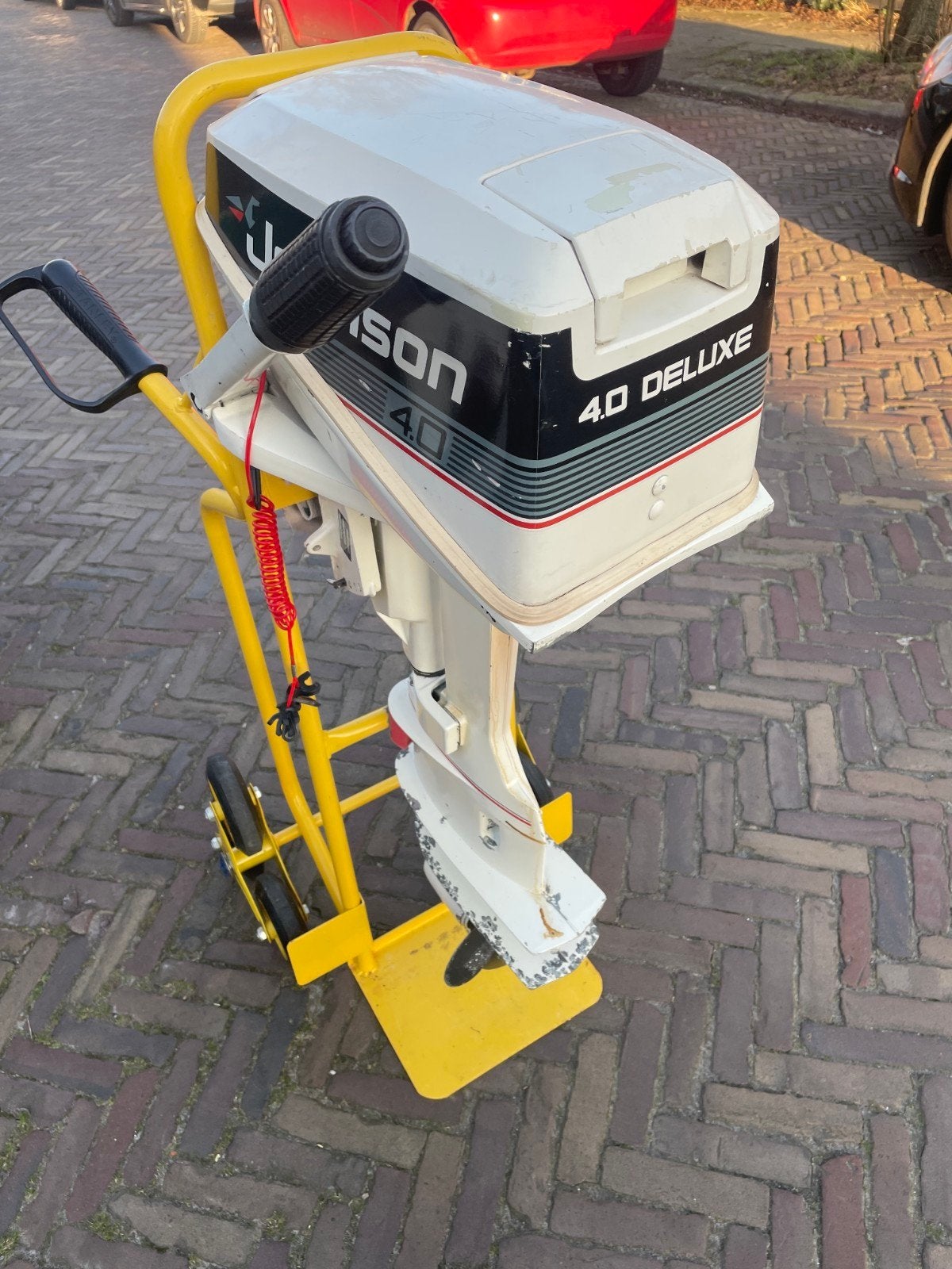 Johnson 4.0 Deluxe buitenboordmotor - moet nagekeken worden, Watersport en Boten, Ophalen of Verzenden, Gebruikt