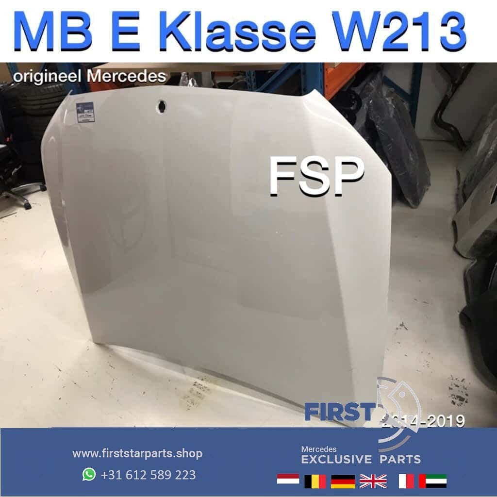 W213 motorkap wit Mercedes E Klasse 2016-2019 origineel, Auto-onderdelen, Gebruikt, -, Ophalen of Verzenden, -