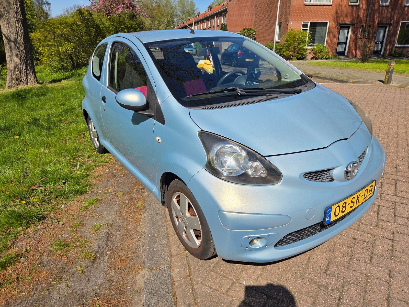 Toyota Aygo 1.0 12V Vvt-i 3DRS MMT 2006 Blauw, Auto's, Voorwielaandrijving, Stof, 68 pk, Origineel Nederlands
