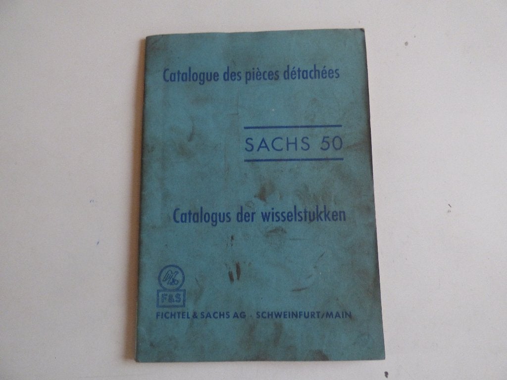 SACHS 50 ONDERDELENLIJST, Fietsen en Brommers, Ophalen of Verzenden, Gebruikt