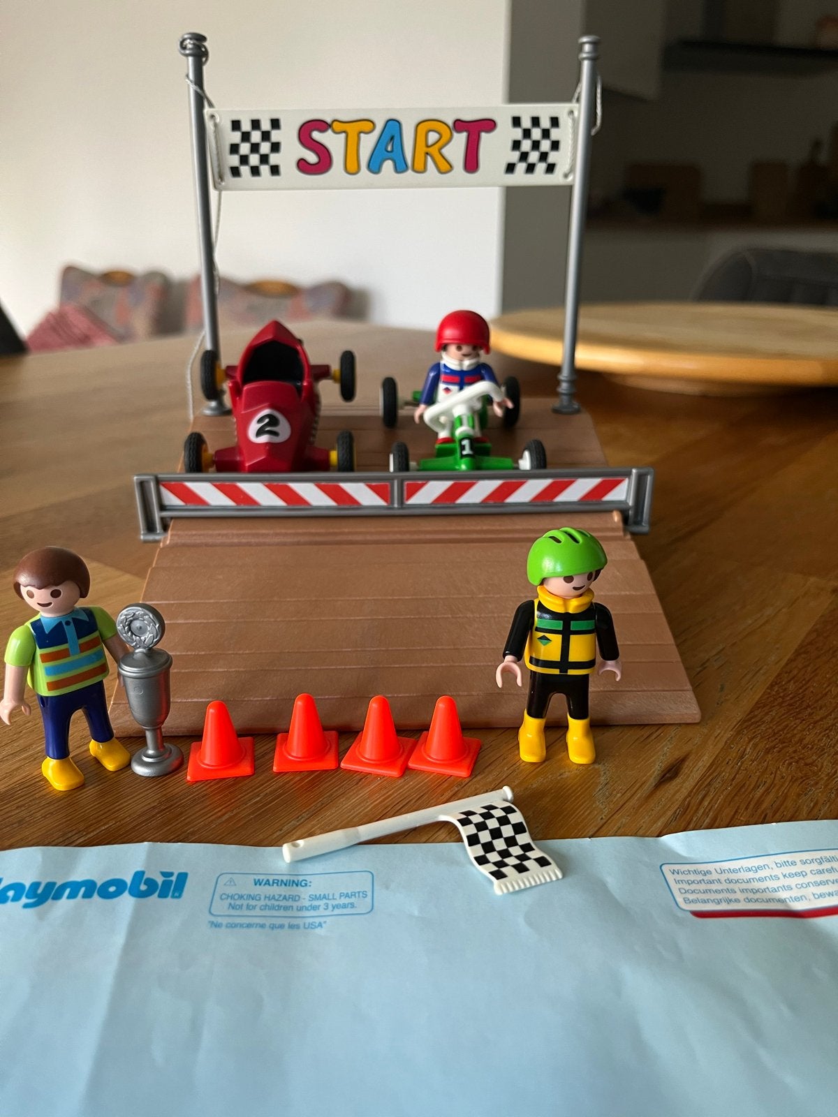 Playmobil 4141 Go cart - Compleet met handl, Kinderen en Baby's, Gebruikt, Complete set, Voertuig, Ophalen of Verzenden