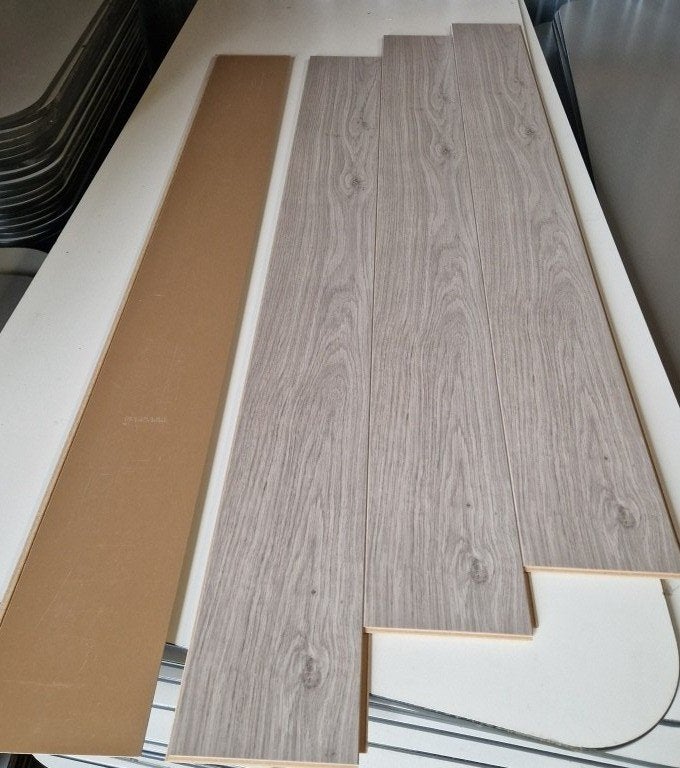 Circa 45 m2 laminaat Quick-Step Perspective UL1405. 9,5 mm, Ophalen, Gebruikt, Unilin, Laminaat